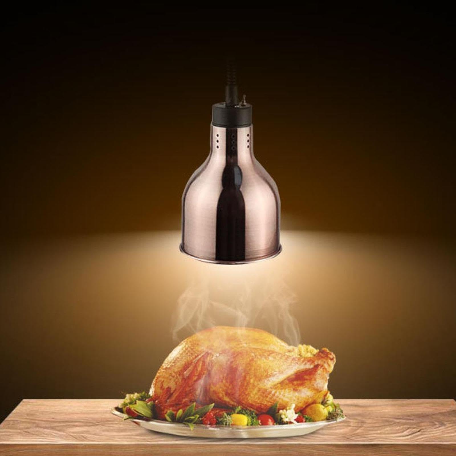 Lampada riscaldante per alimenti Lampada riscaldante per alimenti che offre funzionalità avanzate che garantiscono i piatti deliziosi rimangano caldi Riscaldamento a calore Più caldo
