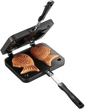 たい焼き　黒XL Amazon | 鯛焼き器 メーカー ih 直火式 鯛焼き 型 たい焼き