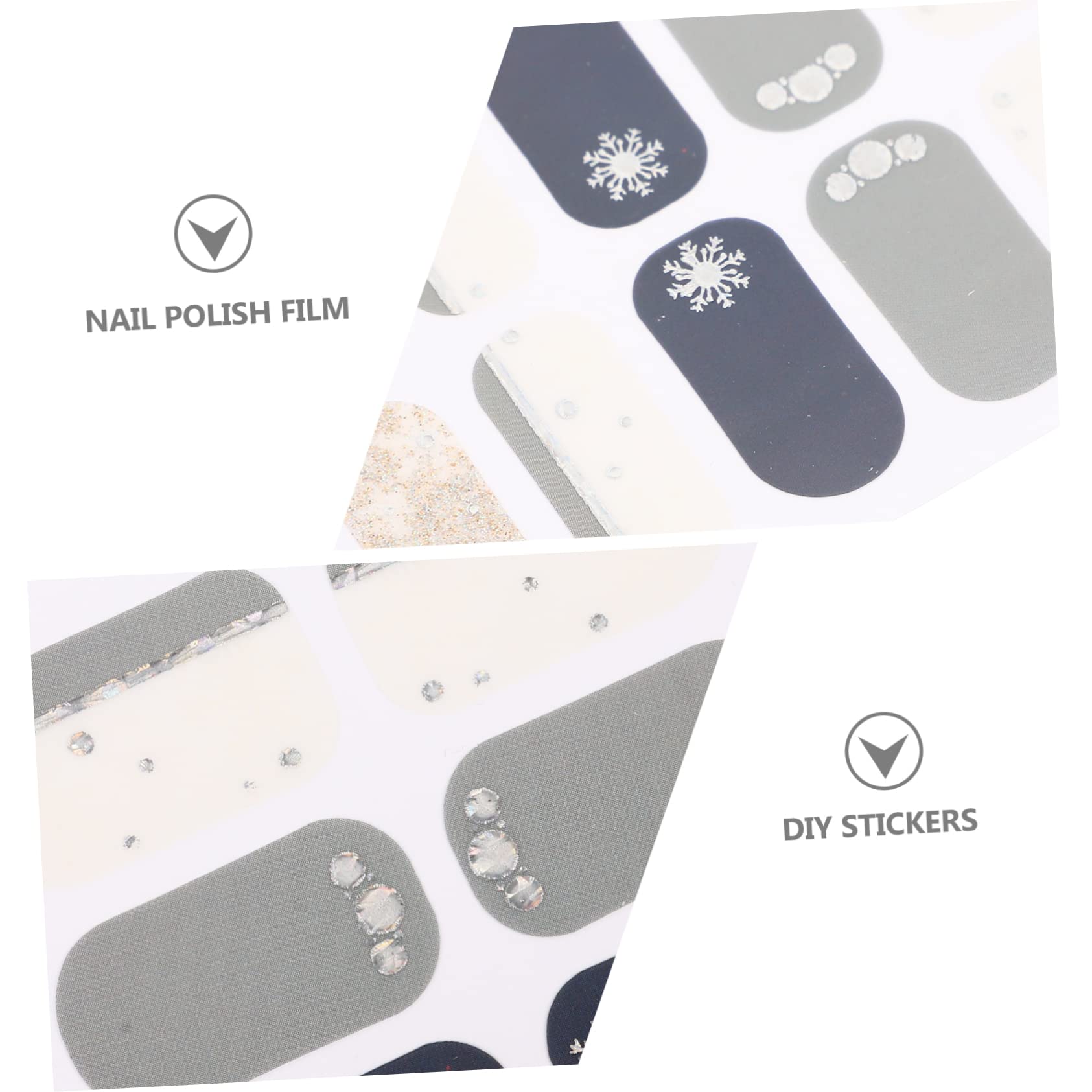 5 Set Stickers Per Nail Art Autoadesivi Adesivi Per Unghie Eleganti E Colorati Decorazioni Per Unghie Adesive Per Speciali 6 Fogli*5