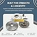 LuK Clutch Kit With HD Flywheel For Jeep Cherokee Grand XJ, ZJ, WJ Wrangler YJ, TJ 4.0L Engine - Durable Upgrade for Enhanced Power Transfer and Smooth Operation - With 12 Month Brand Warranty
