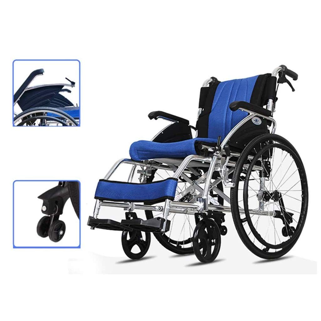 Amazon.co.jp: 車椅子軽量折りたたみ式、ポータブル自走式ハング