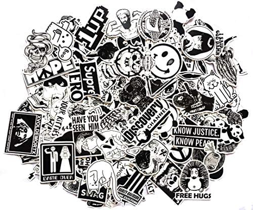(Glossy Sticker)100Pcs Sticker Vinyls Decals for Laptop,Kids,Cars,Motorcycle,Bicycle,Skateboard Luggage,Bumper Stickers Hippie Decals Bomb Waterproof（No-Repeat）