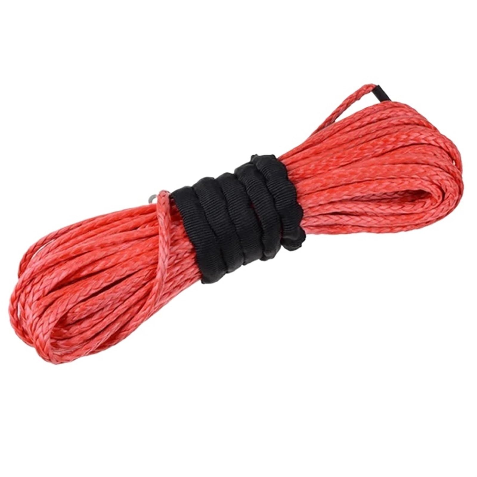 Cuerda De Remolque Cable de Remolque for cabrestante de 6 mm x 15 m, Cuerda de Fibra sintética, 4500 LB(Blue)
