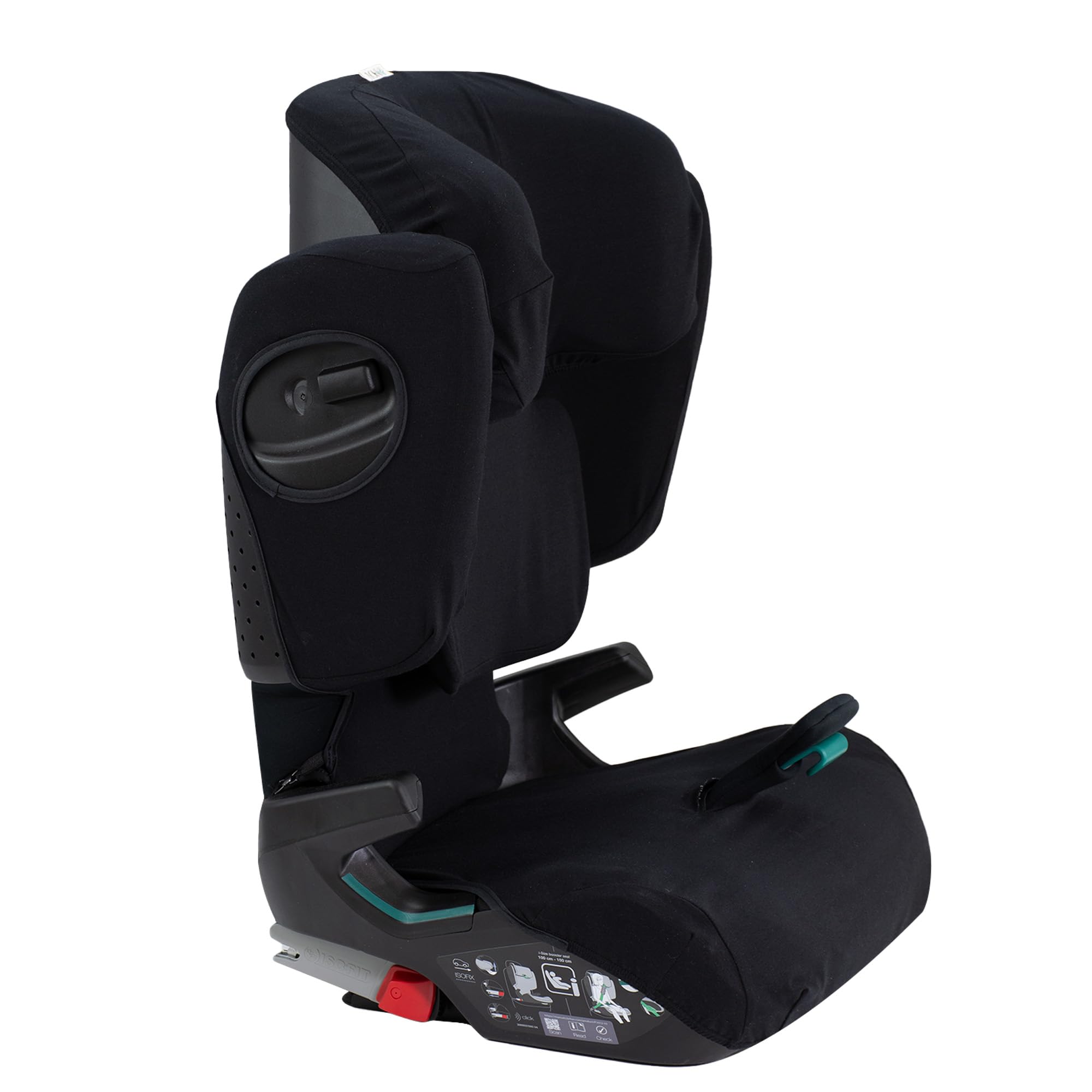 JYOKO Kids Housse pour Siège de Voiture Compatible avec Römer Kidfix (Romer Kidfix I-Size, Black Series)