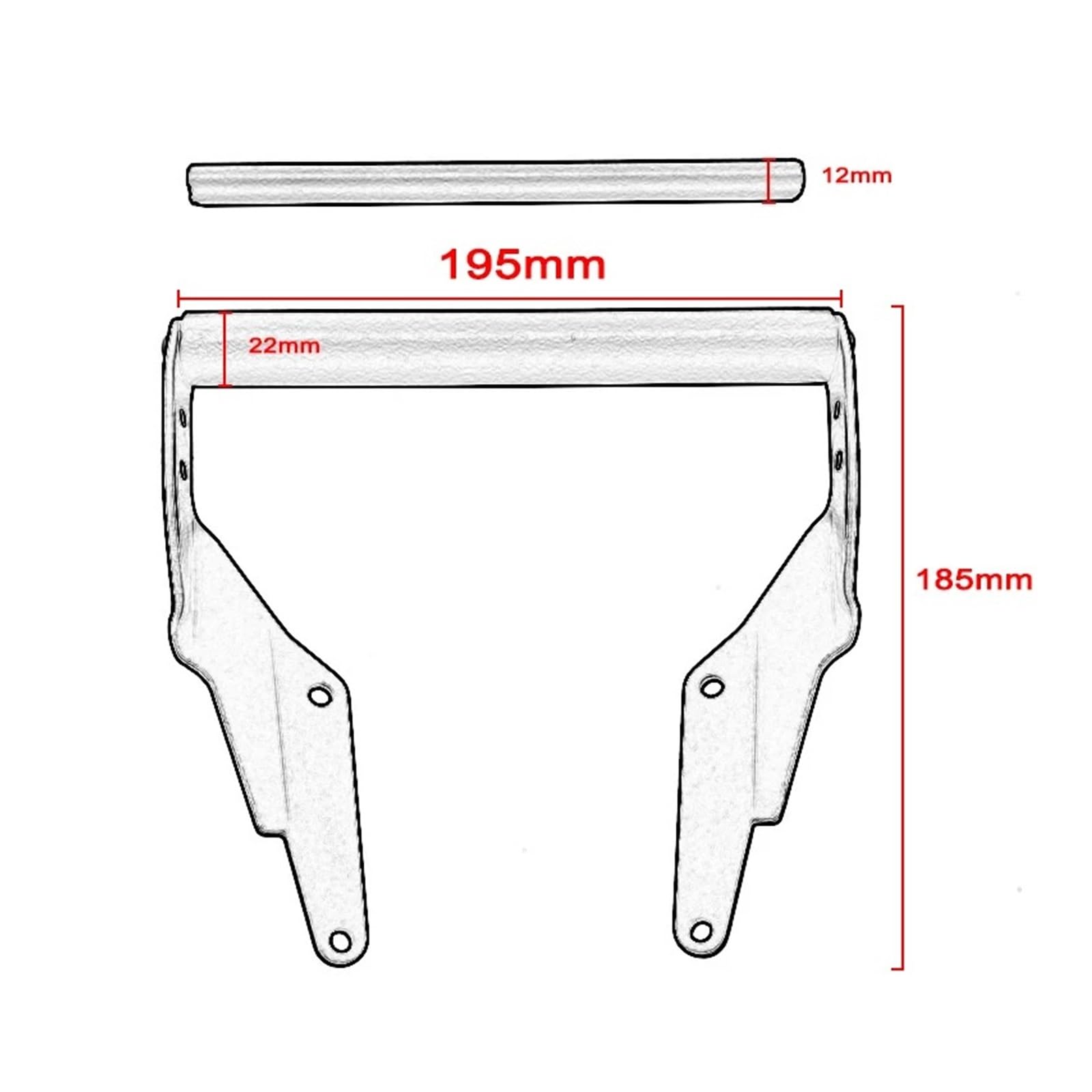 Staffa di navigazione Per BMW Per G310GS Per G310R G310 GS G 310 GS G310 R/GS G 310GS 310R 2017-2023 Staffa Telaio Moto Staffa Di Navigazione
