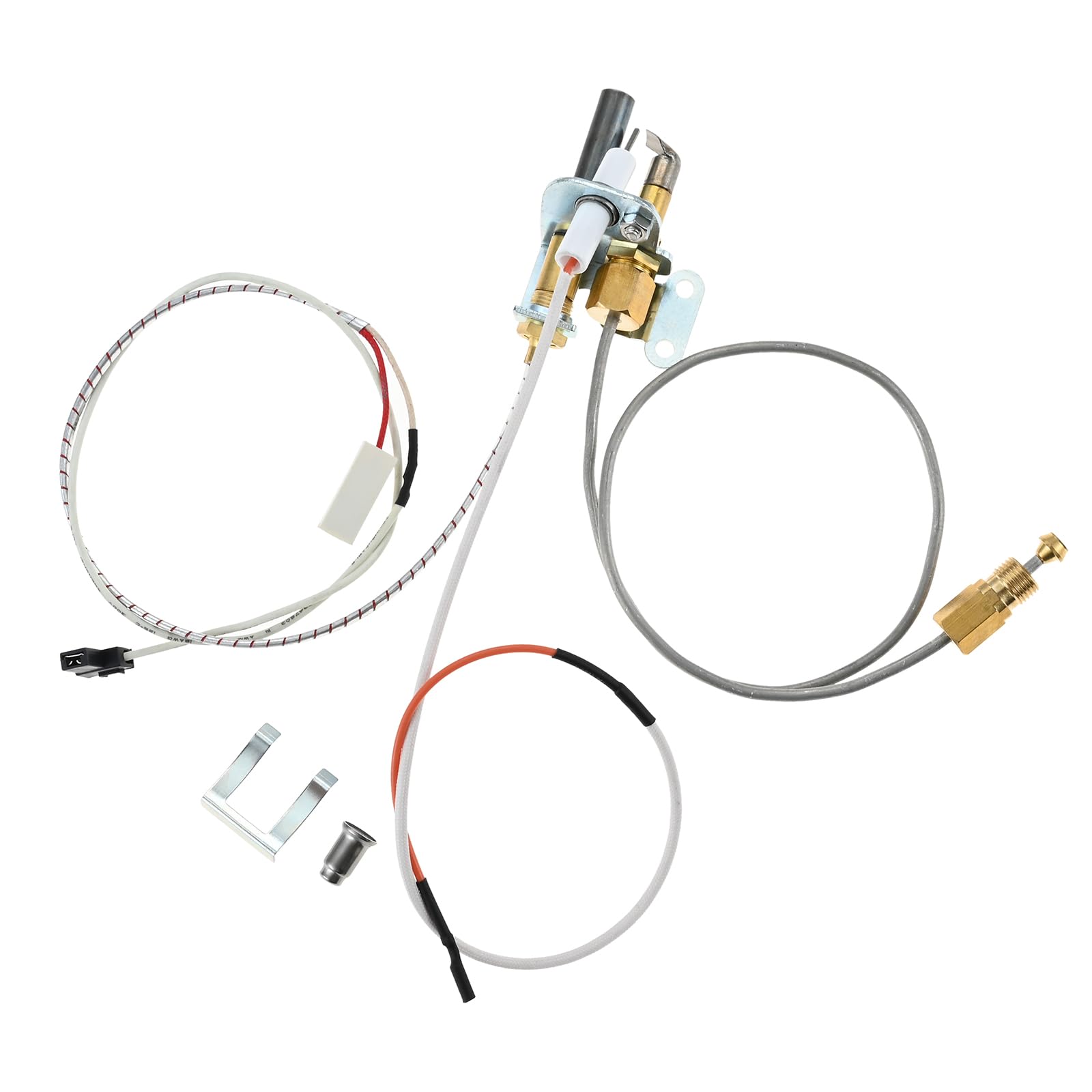 Kit de termopar para calentador de agua Bradford White (233 47845 05) Compatible con el conjunto de piloto de termopar Bradford White. Reemplazar por 415 47845 05 233 47845 04 233 47845 03 233 47845 02A.