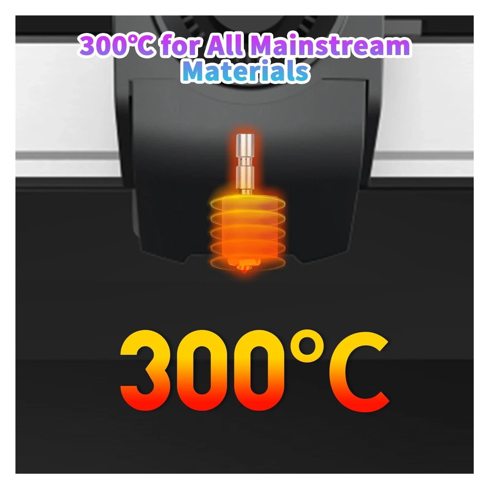 Hotend, compatible con Anycubic | Ajuste 3 Max/Combo, acero endurecido, 0,4/0,6/0,8 mm.(3PCS 0.8 nozzle)