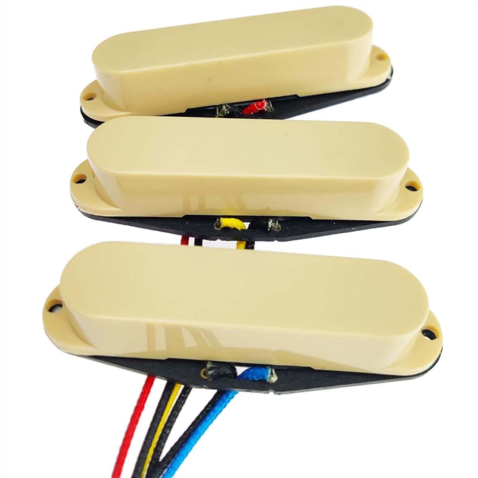 Gitara Elektryczna Humbucker Magnes Ceramiczny Magnes Pojedynczy Cewki Pickups (Neck Bliski I Bridge Beige Zestaw odbioru