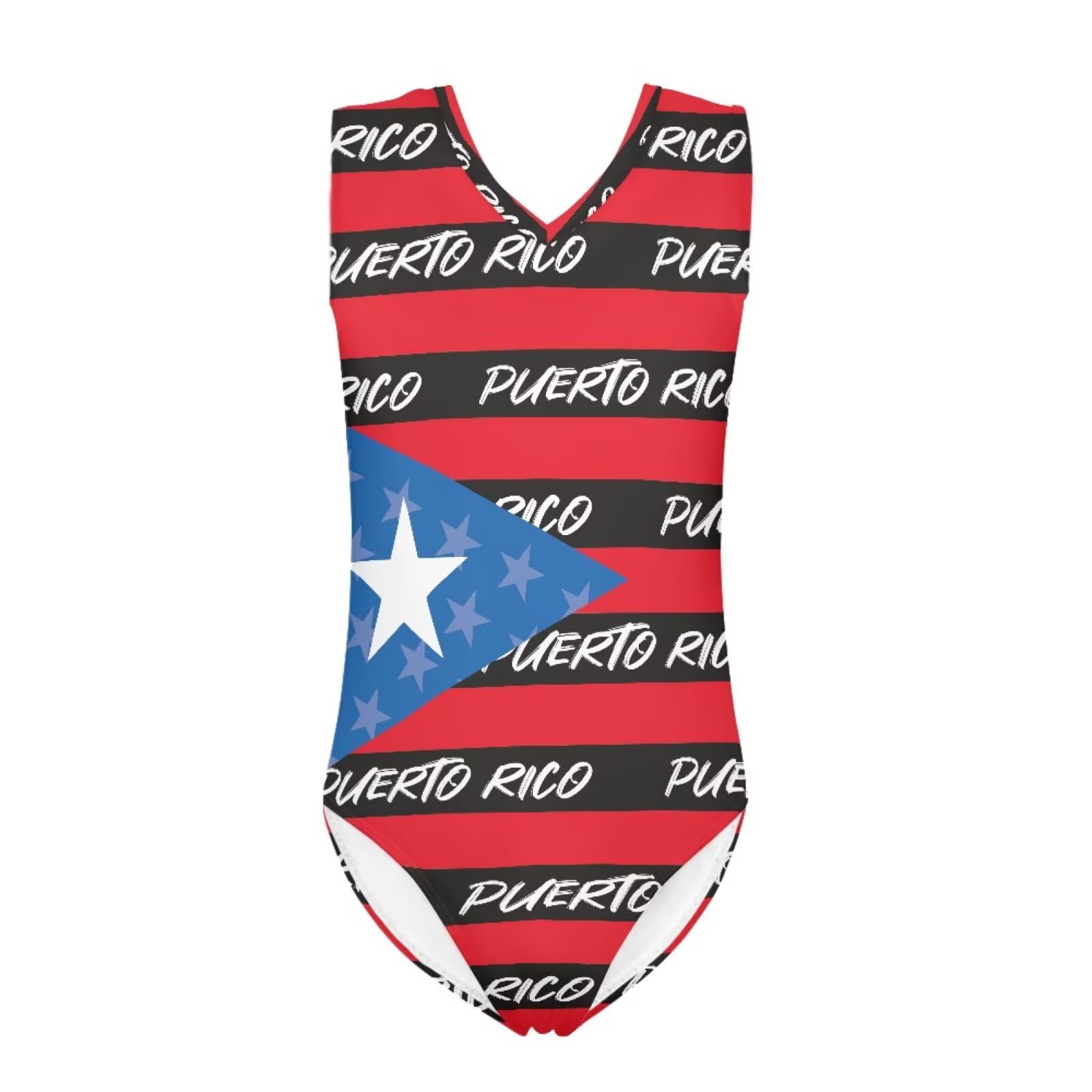 Cartoon Pattern Kids Girls Bathing Suits One Piece Swimsuit Soft &amp; Quick Dry, 5-14Years