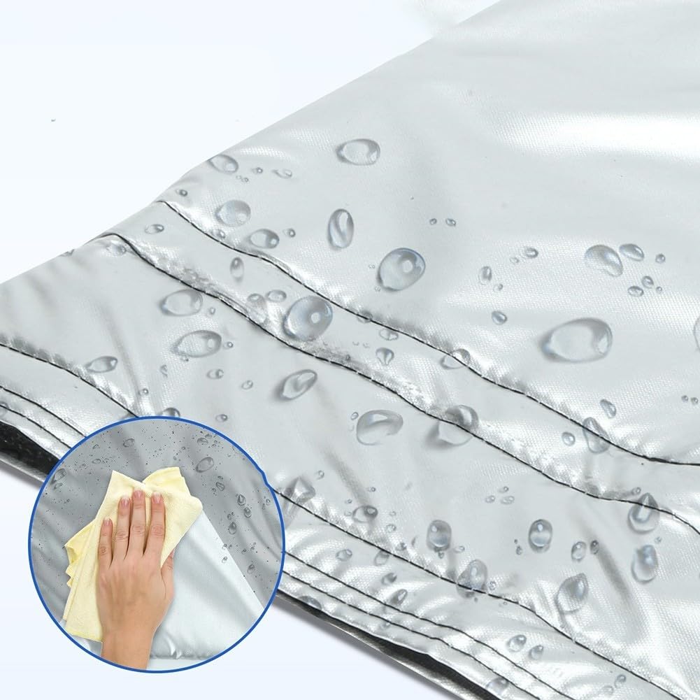 AC-Schlauch-Isolierhülse, 151 x 27 cm, tragbare Klimaanlagen-Schlauchhülse, wasserdicht, waschbar, Oxford-Stoff mit Aluminiumfolienfutter, tragbare Klimaanlage, Wärmedämmung