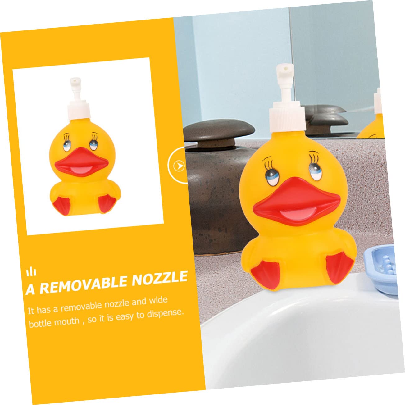 PRETYZOOM 4 Pz Premere La Bottiglia Bambini Di Sapone Flacone Dispenser Da Bagno Liquido Bottiglia Di Lozione Con Pompa Lozione Per Il Corpo Flacone Dispenser Da Viaggio Materiale Vinilico