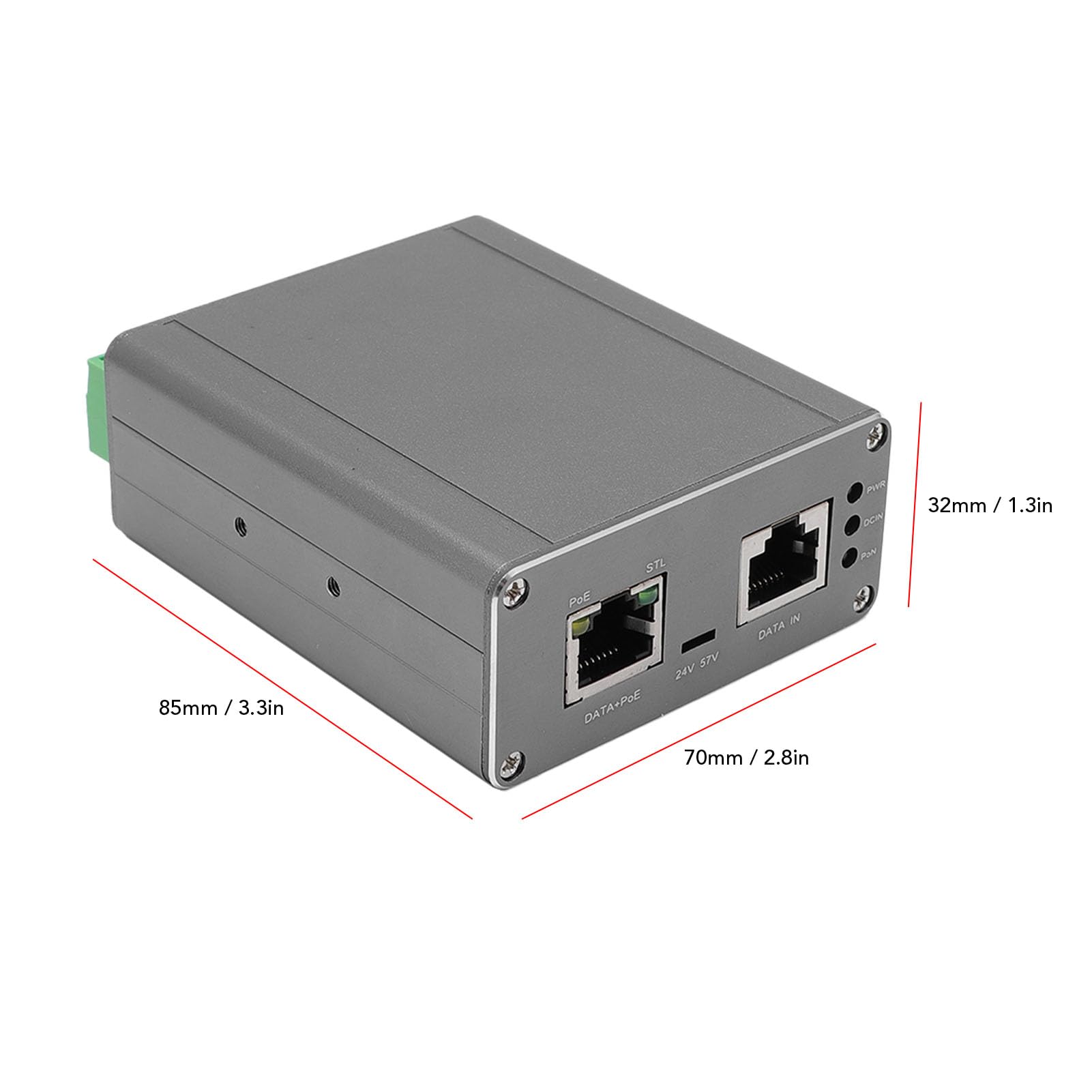 Injecteur PoE Gigabit, Entrée DC 12 V-51 V, Injecteur PoE 150 W pour Les Utilisateurs d'antenne Satellite Internet à Lecteur Standard Gen 3