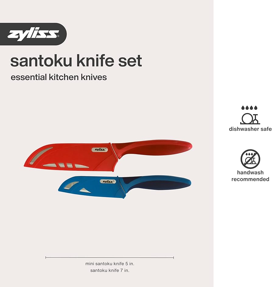 リスタ　サンプルセット Amazon.com: ZYLISS 2 Piece Santoku Knife Set with Sheath Covers