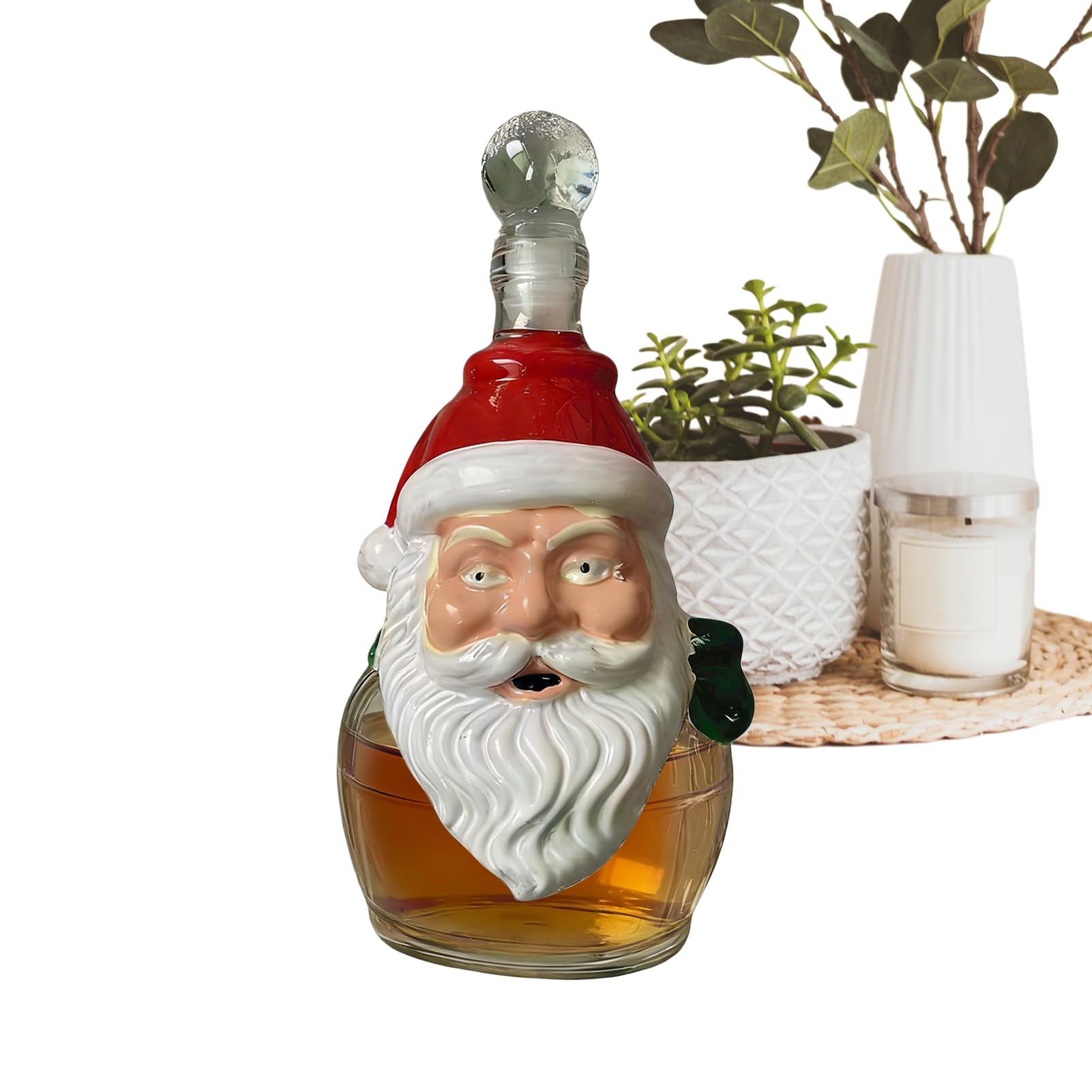Carafe à liqueur déco de Noël, le cadeau idéal pour barmans et amateurs de whisky
