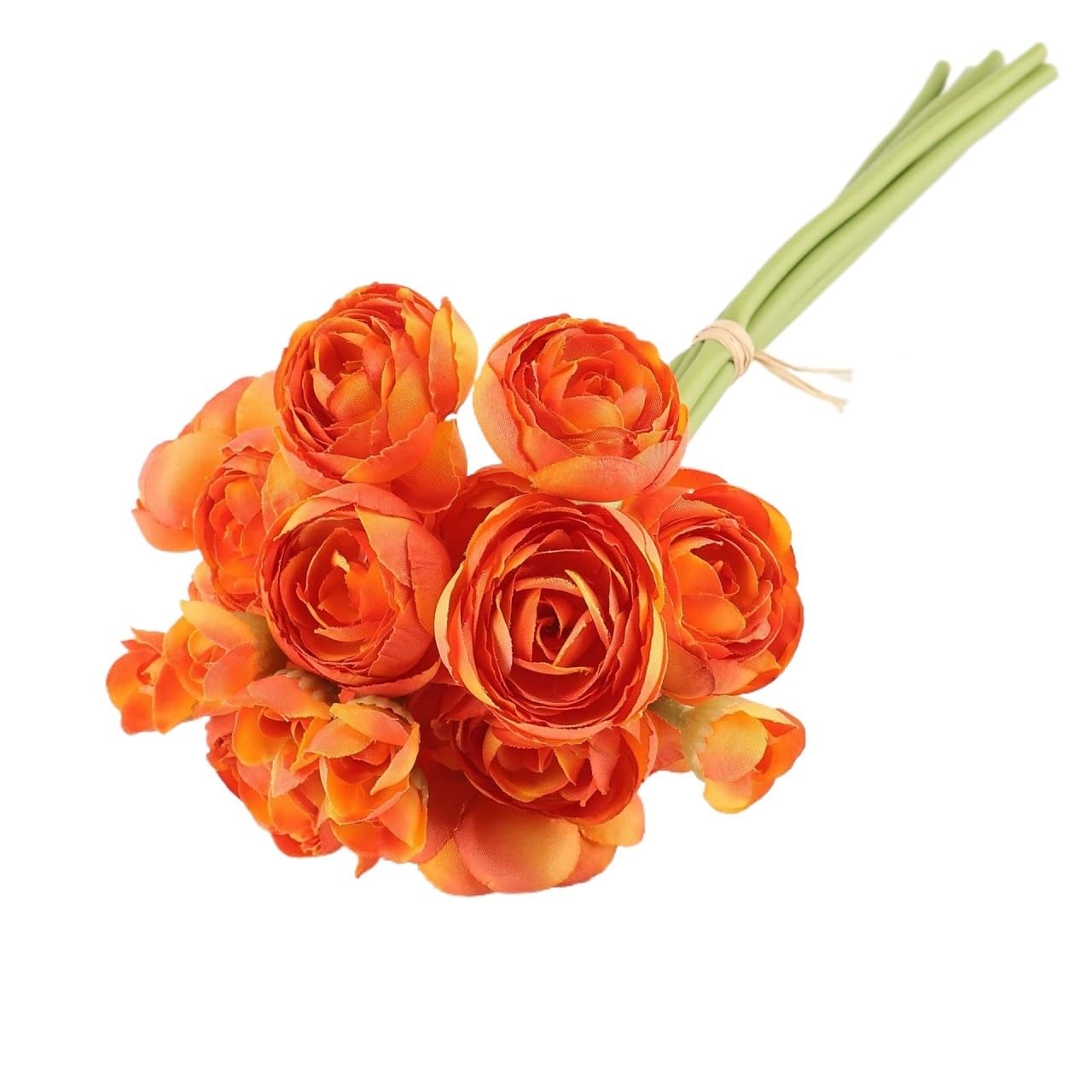 HONKERW fake flowers Artificial Flower Faux Silk Flowers for DIY Bouquet Bulk Fake Wedding Filler Flowers for Centerpieces artificial(Color2)