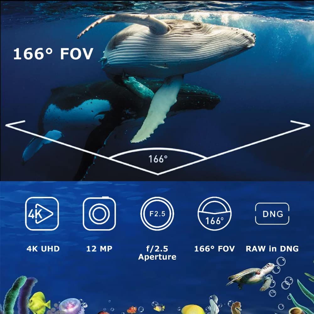 FIFISH V6E - Dron submarino con carcasa industrial Mini Rov con cámara 4K VR Submarino Buceo 14400mAh ROV Robot subacuático (juego estándar M100)
