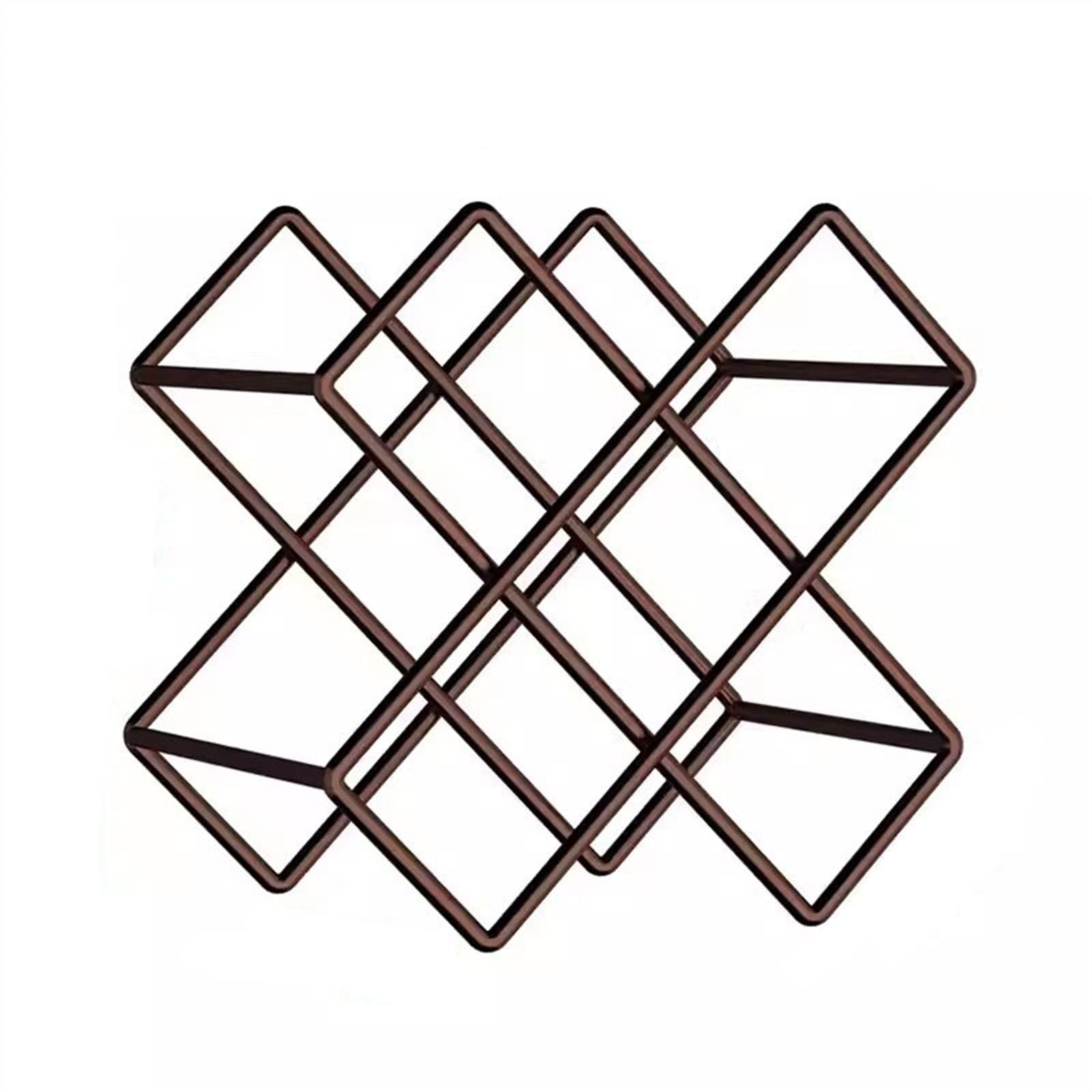 Portavino Portabottiglie di lusso creativo a forma diamante for vino for la casa