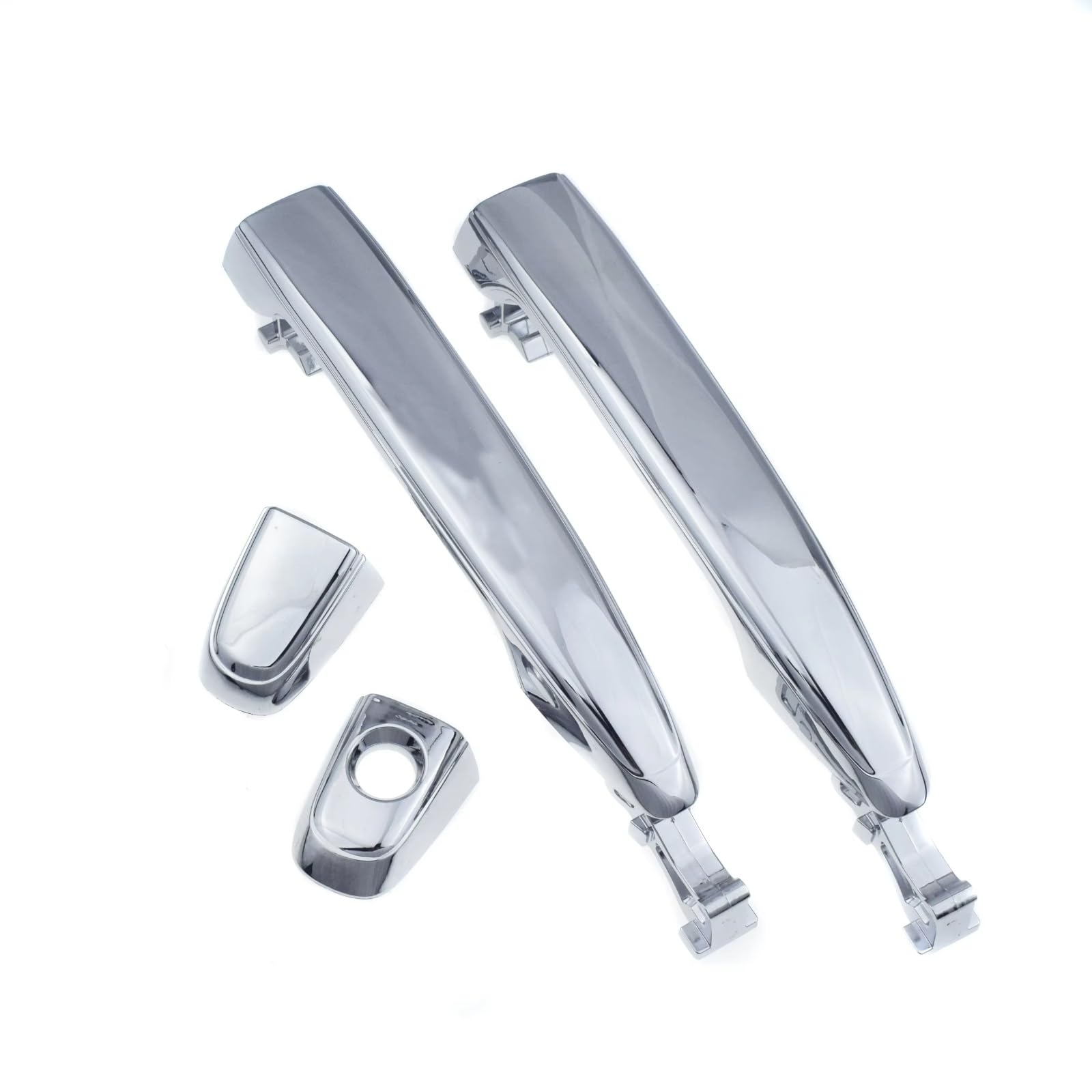 Feoosvx for Toyota for Alphard MNH10 for Noah for Voxy Chrome Outside Door Handle Front Or Rear Left Driver & Right Passenger Door Handle Handle Side(Front LH RH)