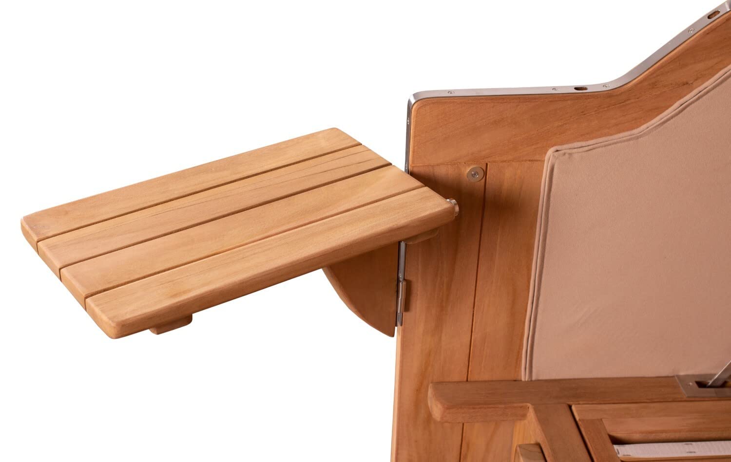 bene living Strandkorb-Set Ammersee 3-Sitzer Teak - PE grau - Modell 586 - Liftersystem