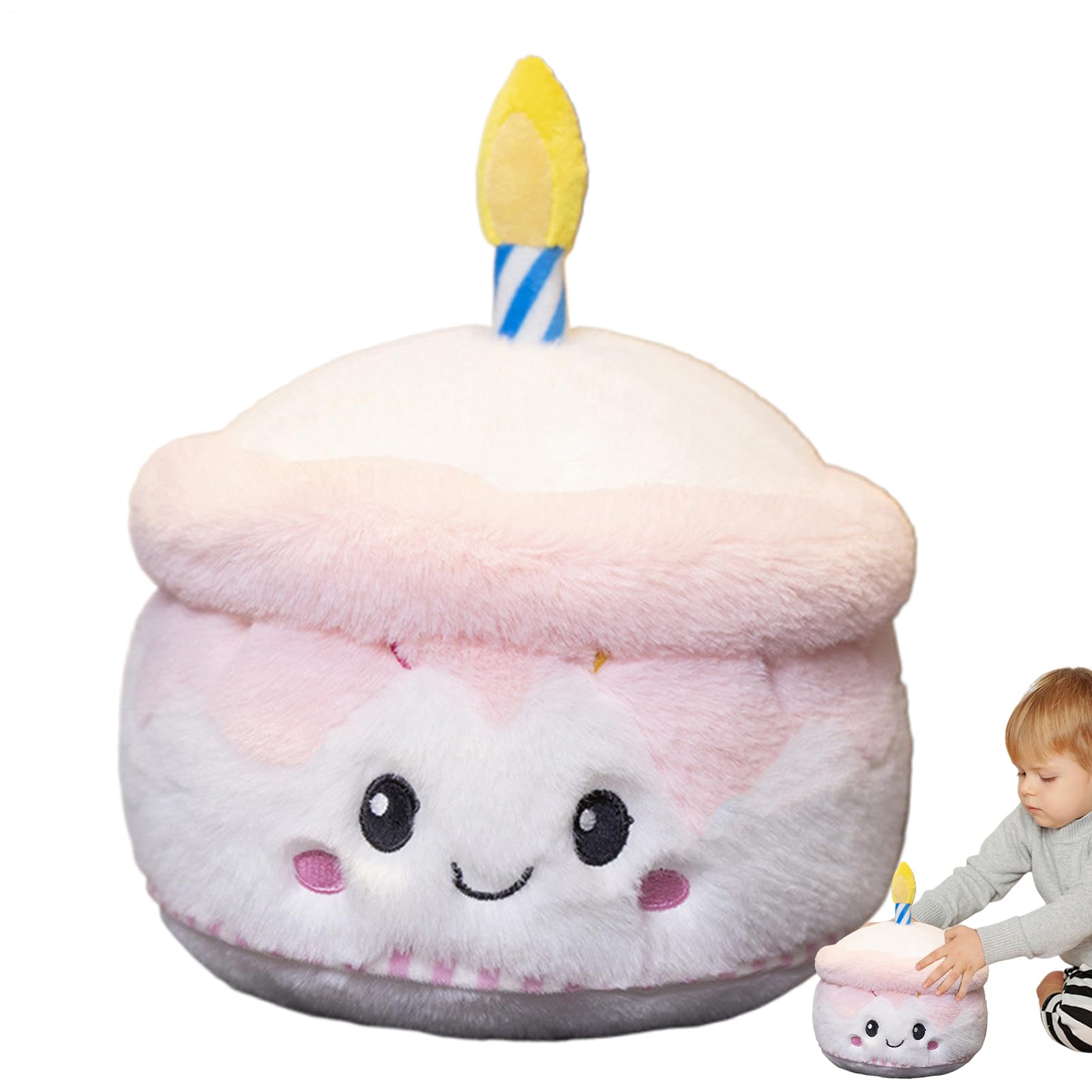 Gâteau D'anniversaire De Dessin Animé Avec Des Bougies Illustration Vectorielle 126860124