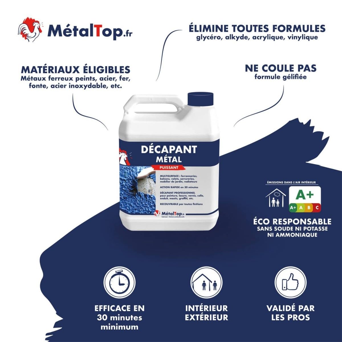 Metaltop Decapant Metal 5 L