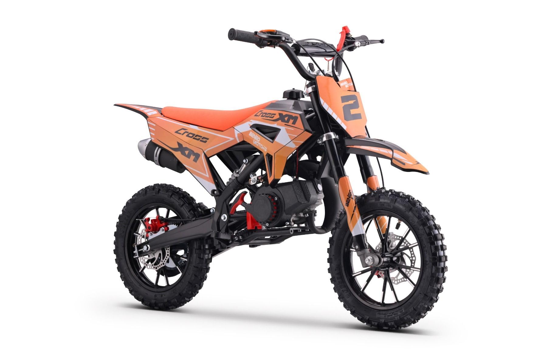 Moto de cross para niños Beneo Motors CROSS XM Naranja - 50cc