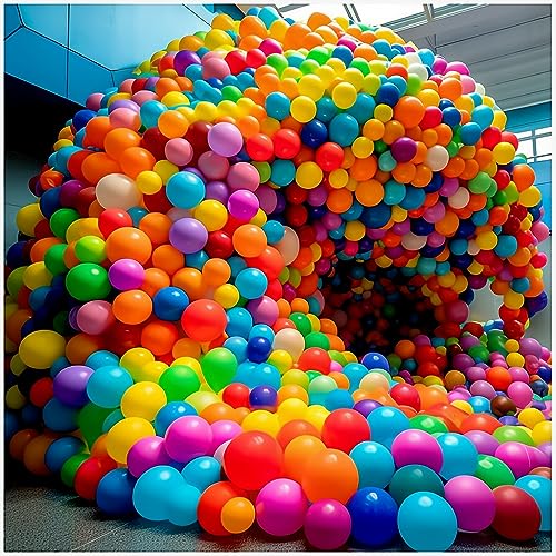Image of 1500 Pack Balloons 15 Kinds Colors 12 inch Rainbow Latex Party Balloon Bulk for Various Party Events Decorations
