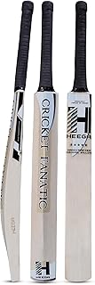 Heega Cricket Fanatic Half Width Kashmir Willow Grade 1 Middler Bat for Training Purpose (Size 5)