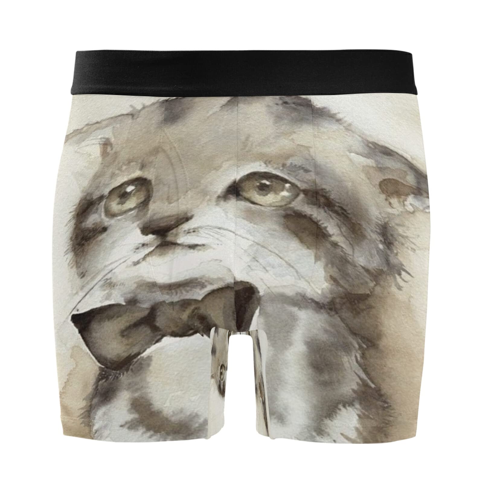 Bóxer para hombre elástico Vnurnrn evita rozaduras con calzoncillos de gato ultrasuaves 7