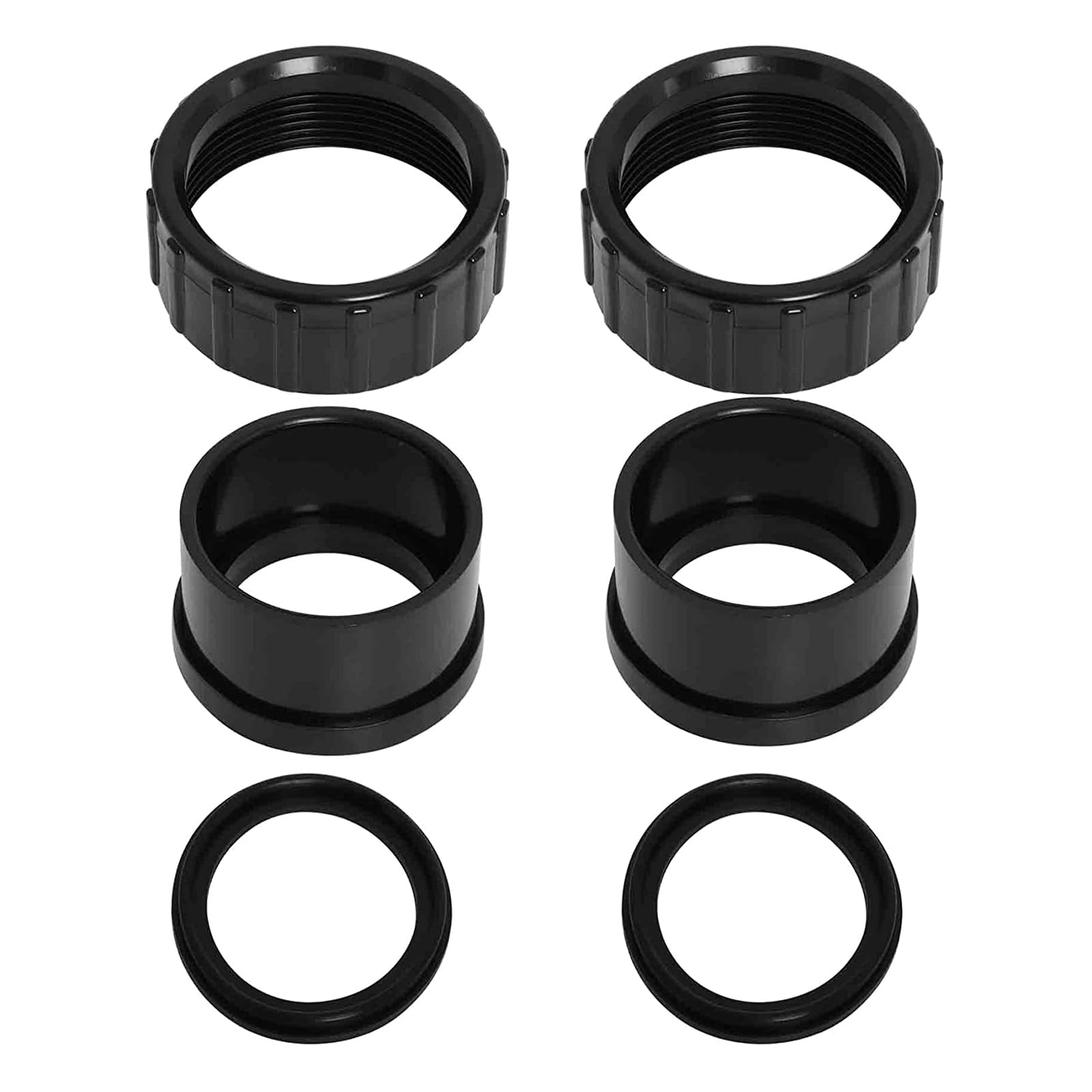 Pool Pumps Repair Kits 2Pcs Union Fitting Set Replacement Part for SuperFlo and SuperMax Models Prevents Leaks Pool Fan Link Replacement