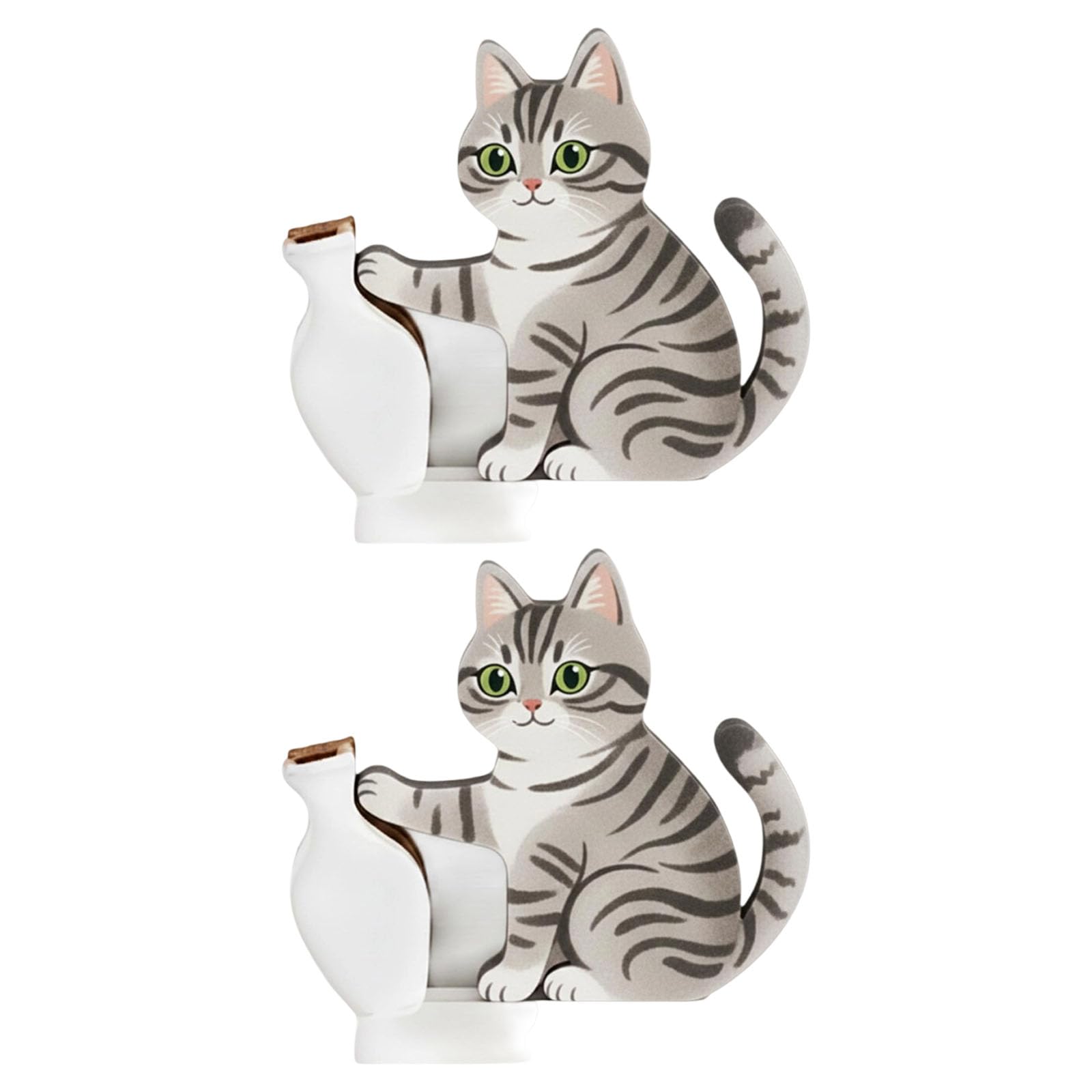 Cats Vase Fridge Magnets Decorative Magnet for Whiteboard Locker Offices Magnet Fridge Sticker