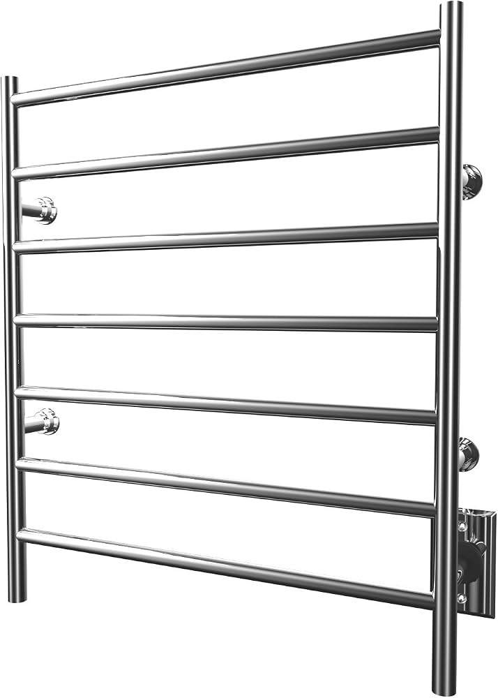 ICO BATH K4013W 24x27 Kontour Linear Electric Hardwired Towel Warmer  Chrome - Amazon.com