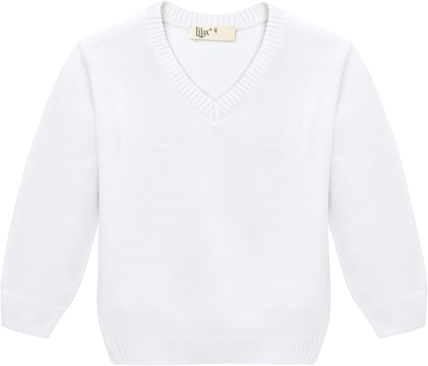 Lilax Toddler and Little Boys Sweater, V-Neck Knit Cardigan Sweater