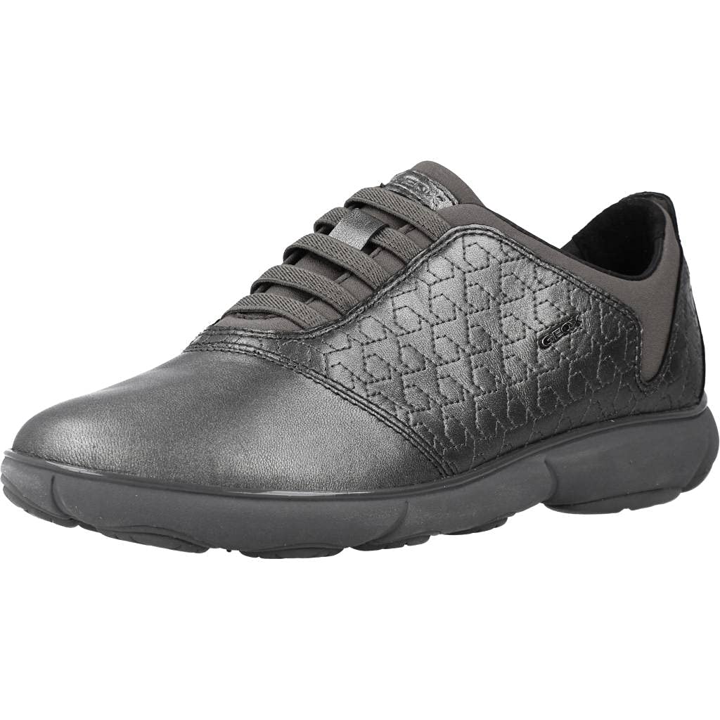 Geox Women's Low-Top Sneakers, Grey Gun C1357, 10.5