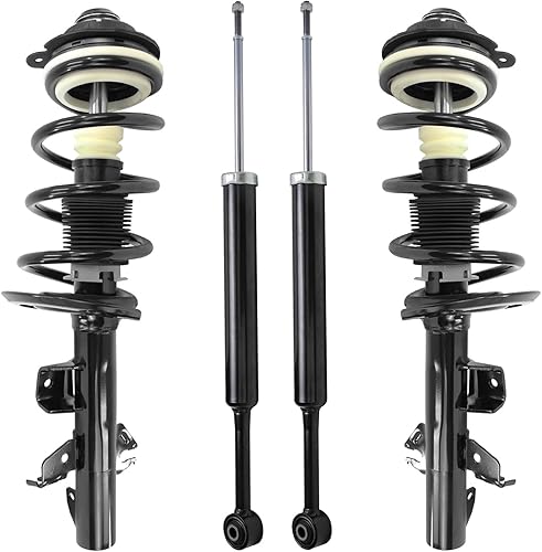 Miniatura 149 de Detroit Axle - Amortiguadores para BMW 328i 325i 128i 135i 335i 330i 335d 335is (sin Sport Susp.) 2 puntales delanteros completos con muelle