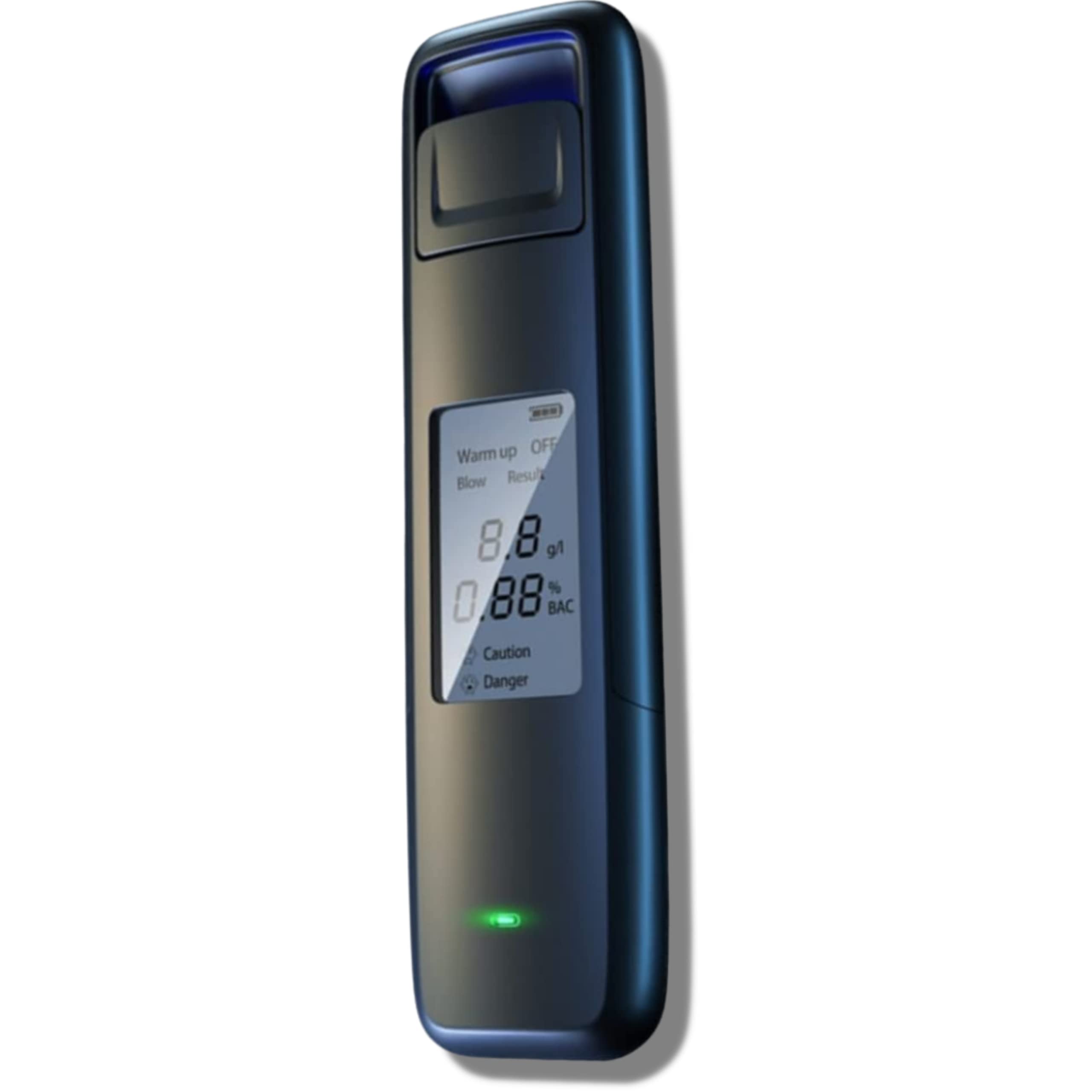 Alcohol Tester Semiconductor Sensor Technology Breath Tester Digital LED Display User-Friendly ABS Professional Breathalyser Instant Result | USB Charging for Professional & Personal uses.