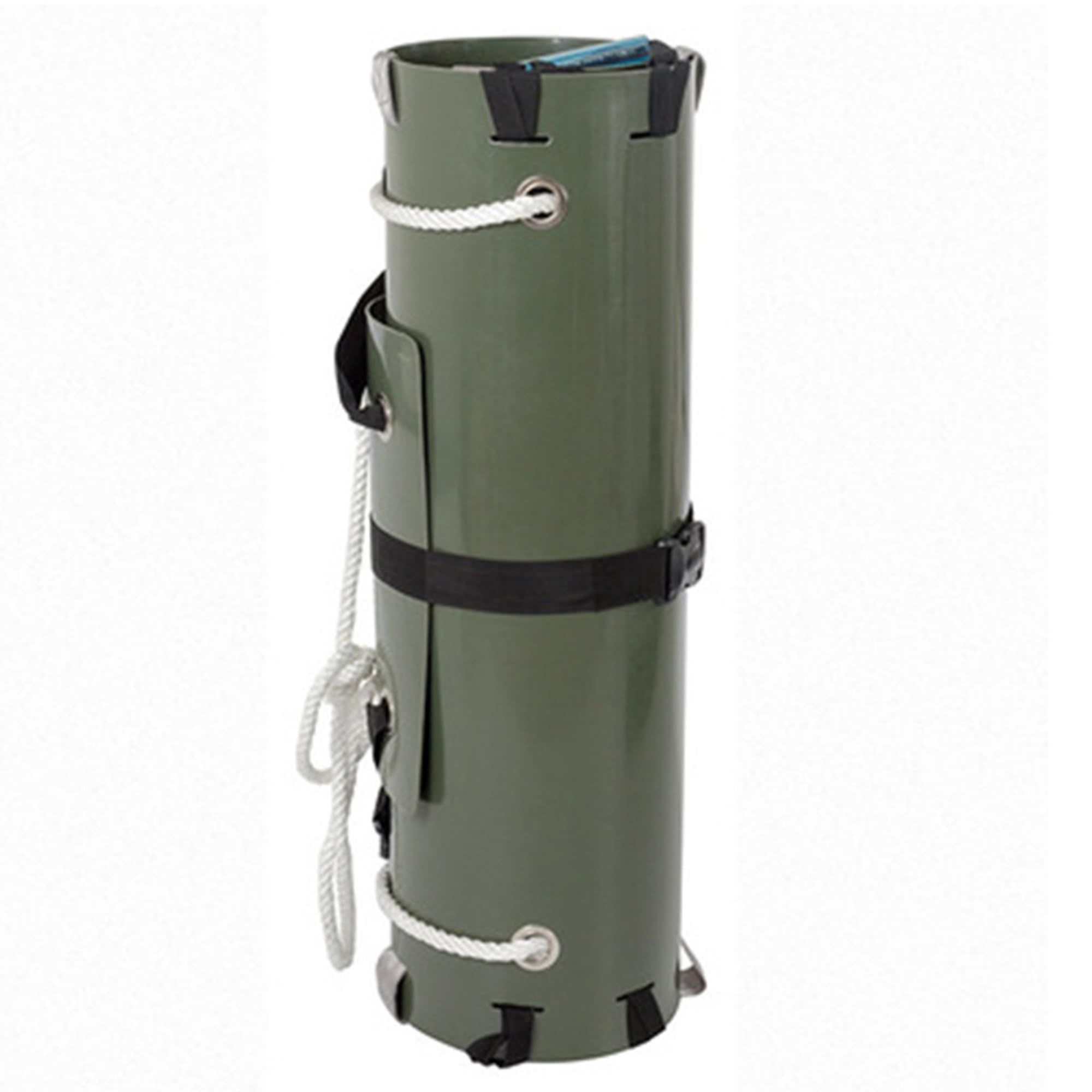 96 * 36,2pollici,barella soccorso multifunzionale,barella pieghevole,facile trasportare,leggera,barella salvavita per esterni,speciale plastica composita,design impermeabile (verde,arancione)(Green)