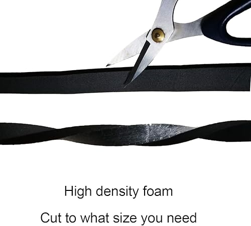 Miniatura 4 de Cinta adhesiva de espuma para puertas, tira de espuma adhesiva aislante de aislamiento acústico, cinta de espuma de celda cerrada de una sola cara,