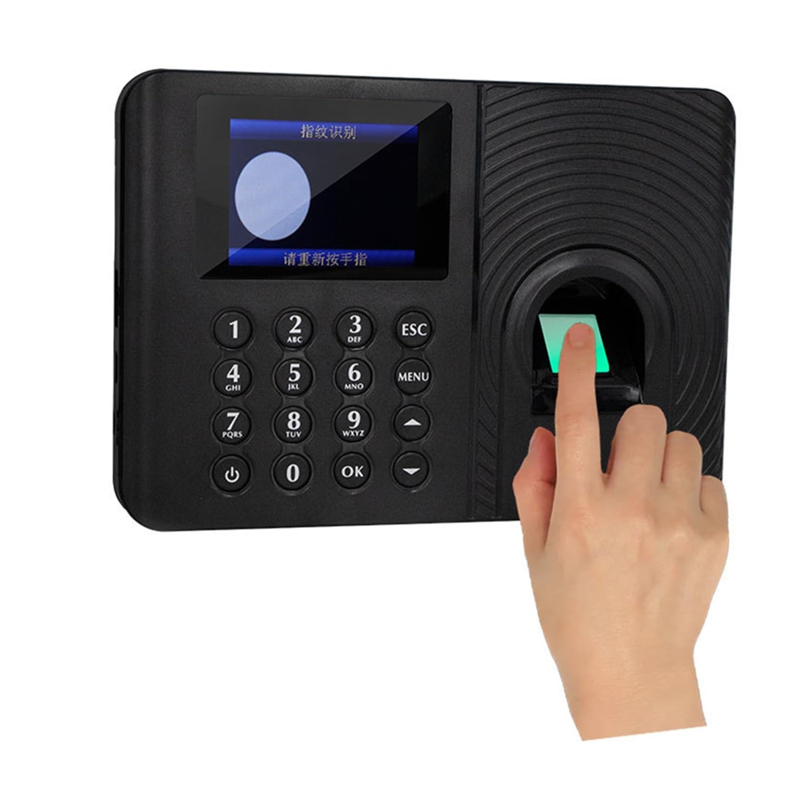Orologi timbracartellini Macchina per la rilevazione delle presenze con Impronte digitali biometriche Sistema di rilevazione delle presenze con Password e Impronte digita,