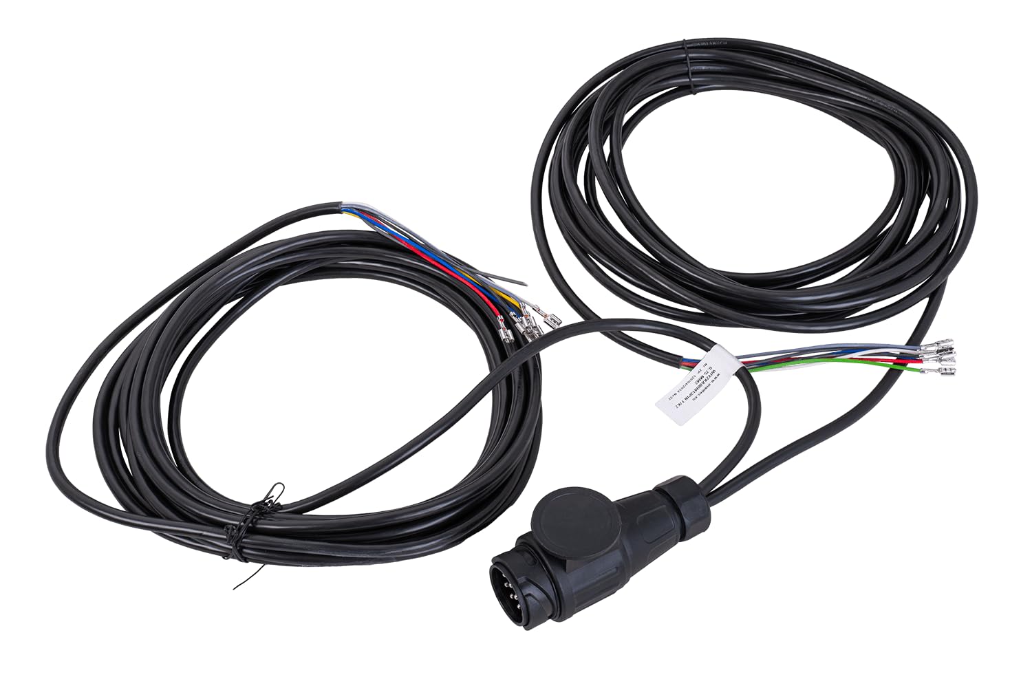 MANTES Anhängerkabelbaum 8 m 13 polig universal 12 V 8 m 0,75 mm2 13 polig 5 Funktionen für Anhänger Autotransporter und Wohnwagenanhänger 8 m Positionslicht Rückfahrlicht Blinker