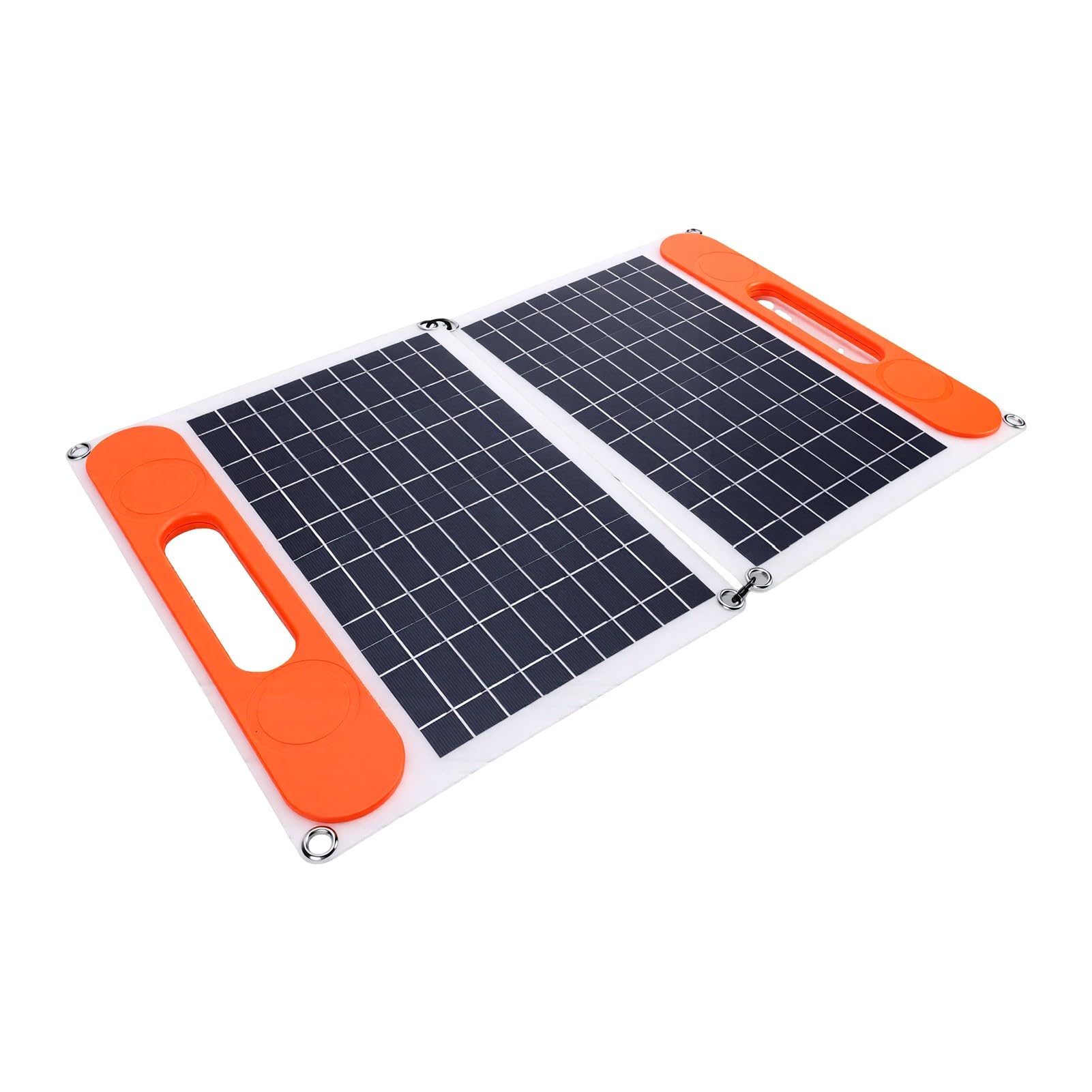 ASHATA 60W Przenośny Panel Słoneczny Ładowarka Podwójne USB Kemping Na