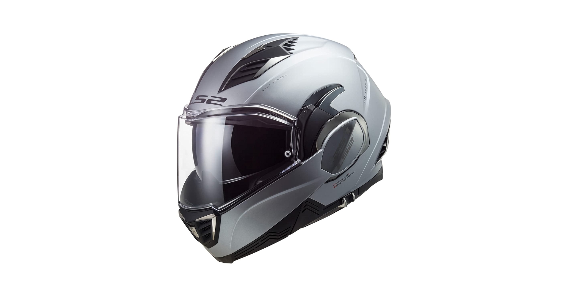 LS2 Helmet VALIANT ヴァリアント ヘルメット 3XL ホワイト LS2 Helmets Valiant II Modular Motorcycle Sun-Shield Helmet