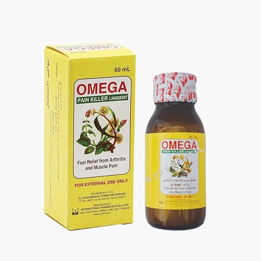 Omega Pain Killer Liniment 60Ml Amazon.in Health & Personal Care
