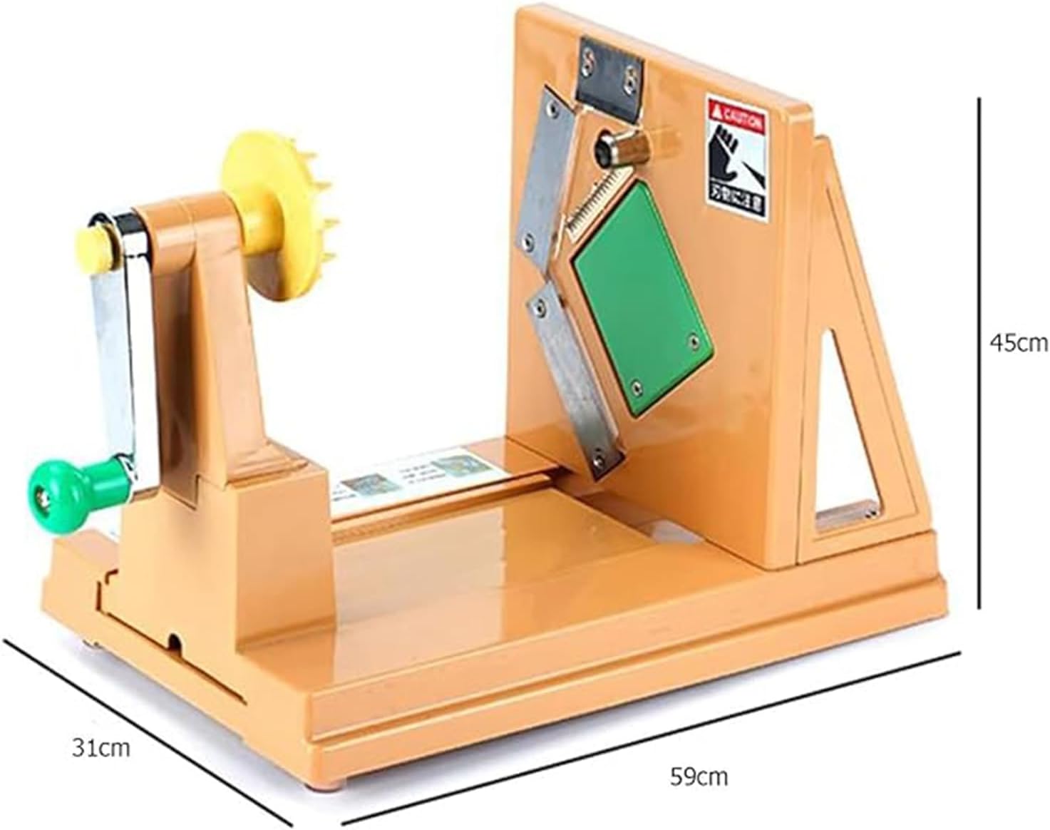 Manual Rotary Drum Grater, Salad Maker Vegetable Chopper, Manual Vegetable Grater, Shred Evenly, Width Adjustment, Anti-Slip Handle, for Vegetables, Potato, Carro