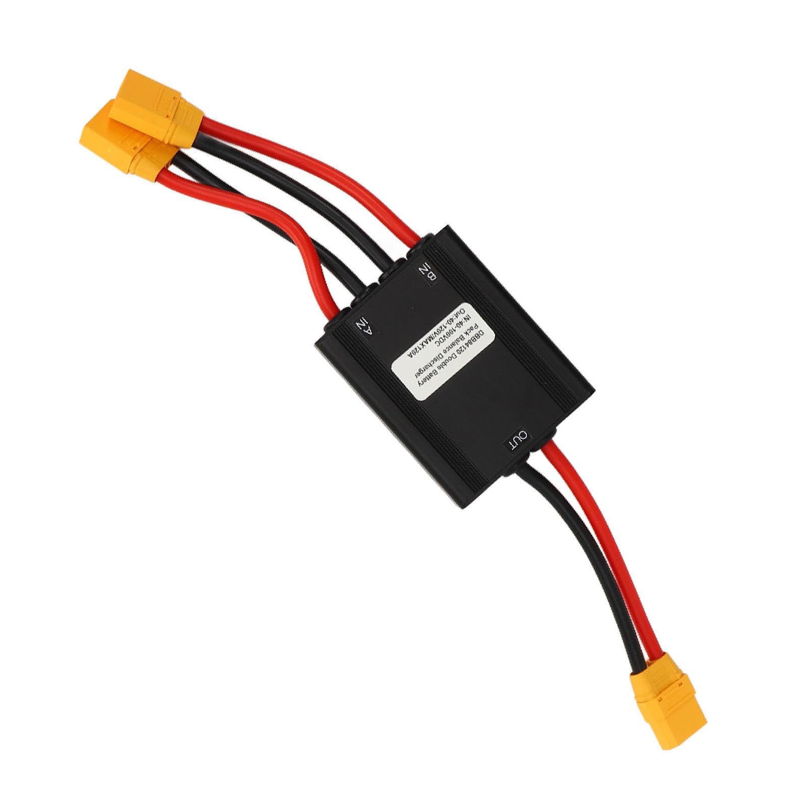 Cryfokt Adaptador de Módulo Paralelo de Batería Dual para Bicicleta Eléctrica Salida de Alta Capacidad para Ciclistas de Larga Distancia (120A)
