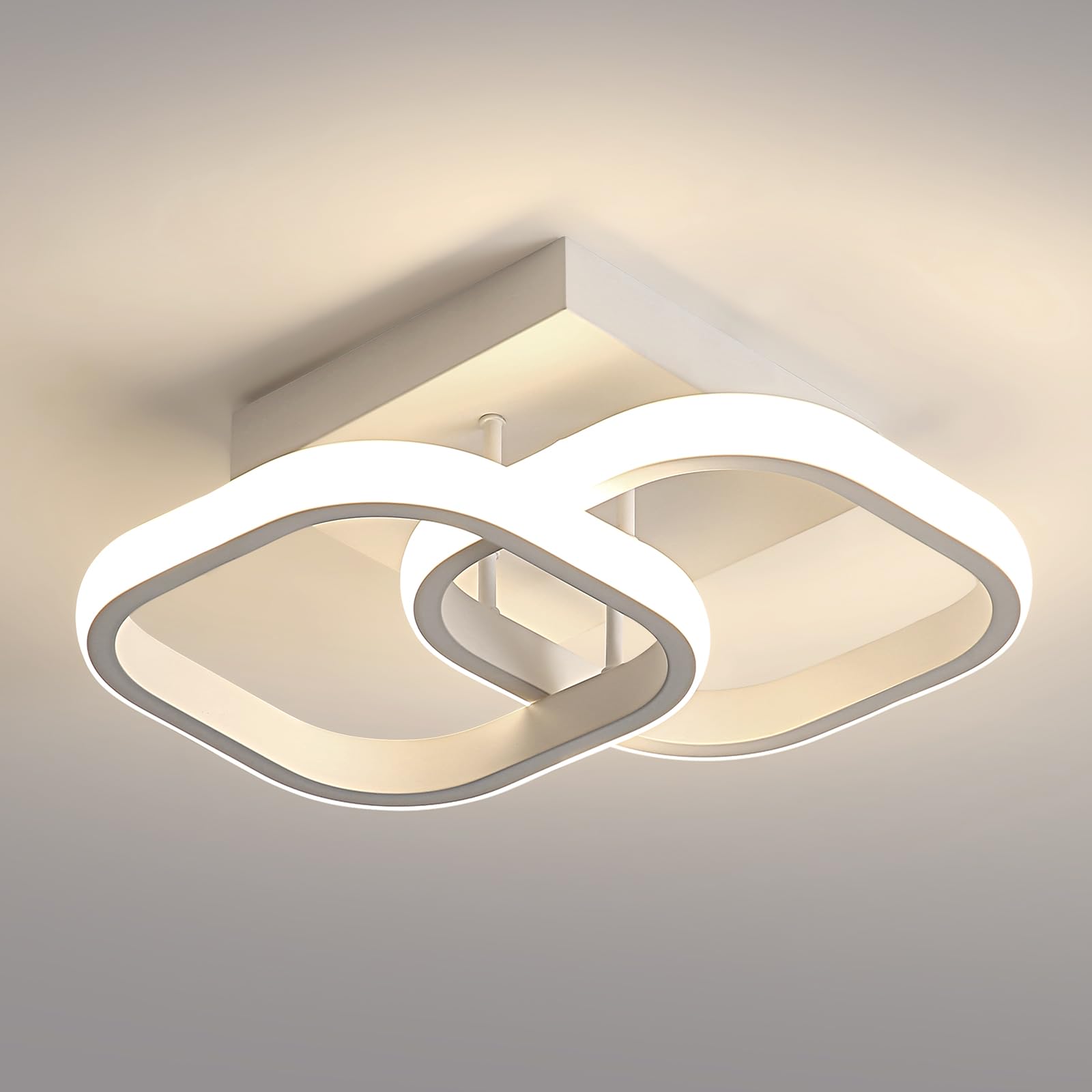 Osairous Plafonnier LED Moderne, 22W 2500LM Lampe de