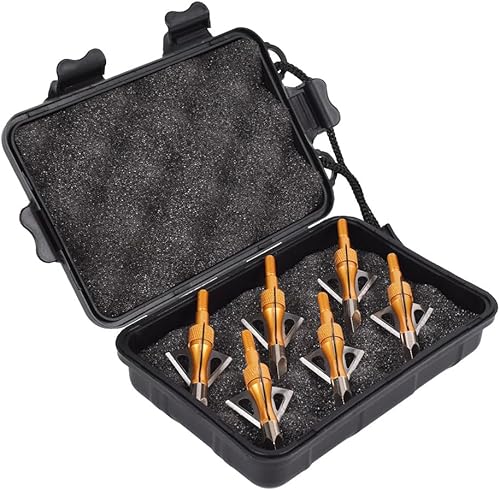 Miniatura 9 de TY Tiro con arco para caza de 100 granos, 3 hojas, arco compuesto, 1 funda de cabeza ancha, 1 llave de cabeza ancha para proteger el dedo