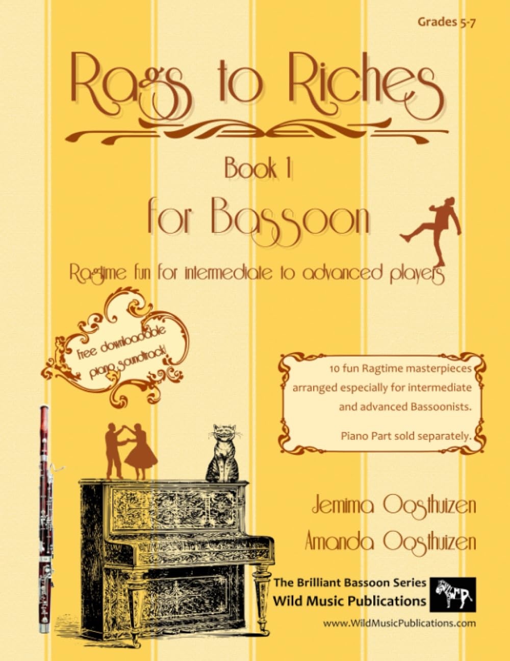 Rags to Riches for Bassoon: A book of Ragtime music for intermediate and advanced players (Bassoon Music for Intermediate Players)