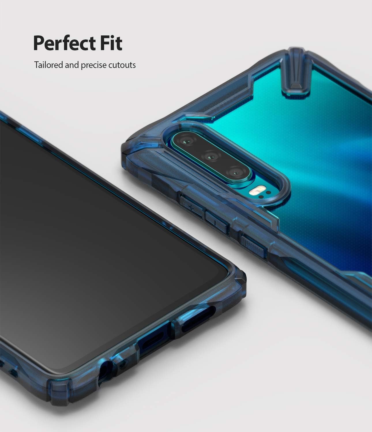 Ringke Fusion-X Compatible with P30 Case - Space Blue