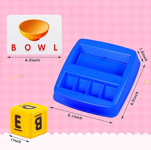 Miniatura 6 de Juego de cartas a juego, palabras de ortografía y aumenta la memoria, juguete educativo de aprendizaje temprano para niños preescolares y jardín de